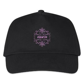 Ehefrau Arwyn - Kinder Basecap - Schwarz - Vorne