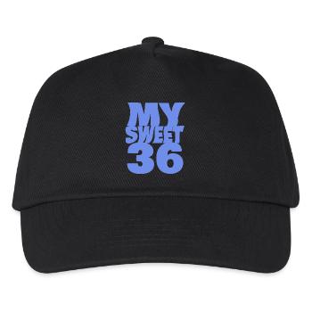 Sweet 36 - Kinder Basecap - Schwarz - Vorne