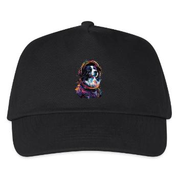 Border Collie - Kinder Basecap - Schwarz - Vorne
