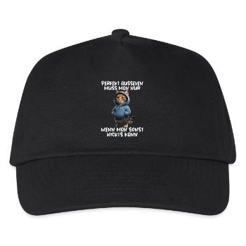 Funny Cats Saying Animal Lover Funny Cat Cat - Kids’ Baseball Cap - black - Front