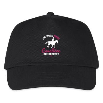 I'm a Rider Who Tears Gift - Kids’ Baseball Cap - black - Front