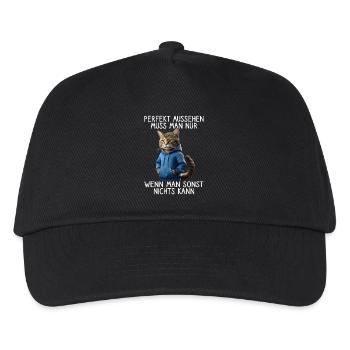 Funny Cats Saying Animal Lover Funny Cat Cat - Kids’ Baseball Cap - black - Front