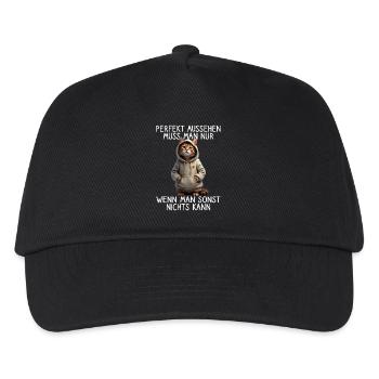 Funny Cats Saying Animal Lover Funny Cat Cat - Kids’ Baseball Cap - black - Front
