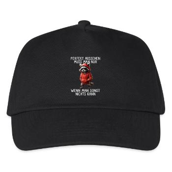 Funny Raccoon Saying Animal Lover Funny Raccoon - Kids’ Baseball Cap - black - Front
