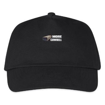 More Cowbell Funny Music Inspiration - Kids’ Baseball Cap - black - Front
