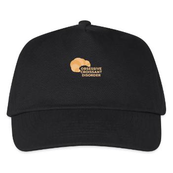 Obsessive Croissant Disorder Breakfast Delight for - Kids’ Baseball Cap - black - Front