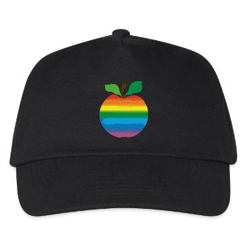 Apple - Kids’ Baseball Cap - black - Front