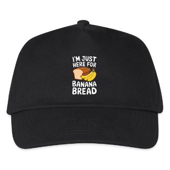 Banana Bread Saying Funny Banana Bread Gift - Kids’ Baseball Cap - black - Front