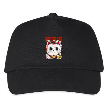 Maneki Neko Turbo Granny - Kids’ Baseball Cap - black - Front
