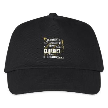 Please My Clarinet The Big Band Theory - Kids’ Baseball Cap - black - Front