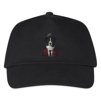 Border Collie - Kinder Basecap - Schwarz - Vorne
