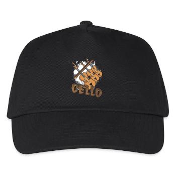 Funny Cello Lover - Kids’ Baseball Cap - black - Front