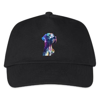 Deutsche Dogge - Kinder Basecap - Schwarz - Vorne