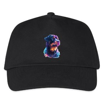 Rottweiler - Kinder Basecap - Schwarz - Vorne