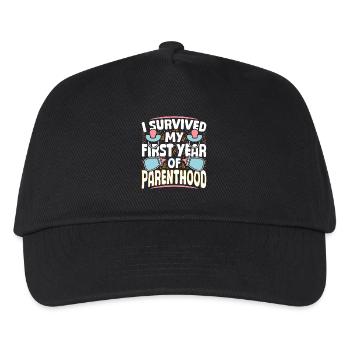 Education - surviving the first year of parenthood - Kids’ Baseball Cap - black - Front