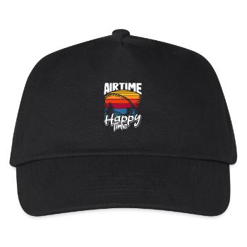 Temps d’antenne Montagnes russes Happy Time - Casquette de baseball Enfant - noir - Devant