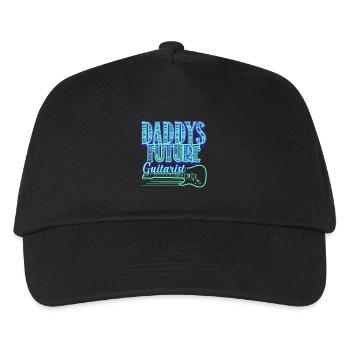 Daddy's Future Guitarist - Kids’ Baseball Cap - black - Front