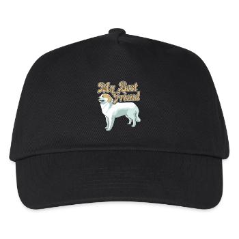 Great Pyrenees Is My Best Friend - Kids’ Baseball Cap - black - Front