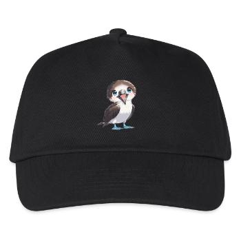 Blue-footed booby - Kids’ Baseball Cap - black - Front