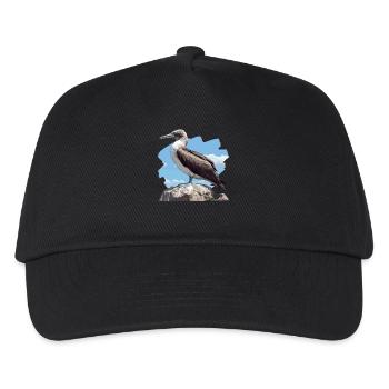 Blue-footed booby - Kids’ Baseball Cap - black - Front
