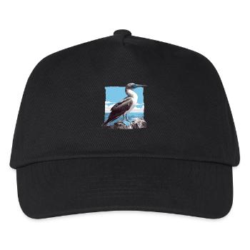 Blue-footed booby - Kids’ Baseball Cap - black - Front