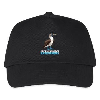 Blue-footed booby - Kids’ Baseball Cap - black - Front