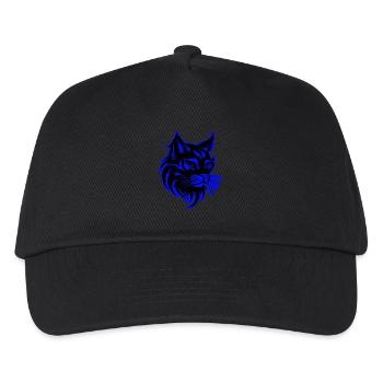 Cat Animal Portrait - Kids’ Baseball Cap - black - Front