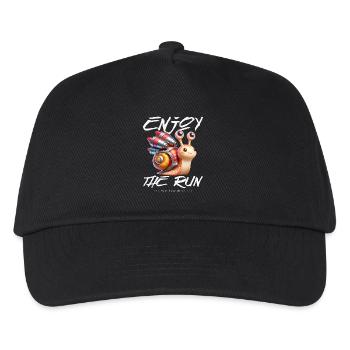 Enjoy the Run Turbo Snail - Kinder Basecap - Schwarz - Vorne