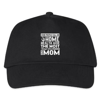 Home Health Aide Home Health Aide Mom - Kids’ Baseball Cap - black - Front