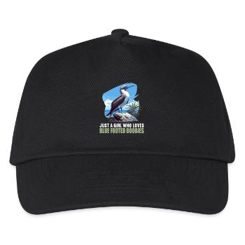 Blue-footed booby - Kids’ Baseball Cap - black - Front