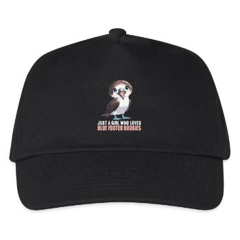 Blue-footed booby - Kids’ Baseball Cap - black - Front
