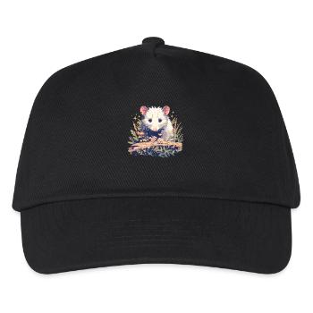 Opossum Opossums - Kinder Basecap - Schwarz - Vorne