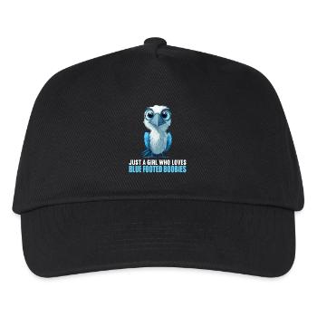 Blue-footed booby - Kids’ Baseball Cap - black - Front