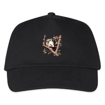 Opossum Opossums - Kinder Basecap - Schwarz - Vorne