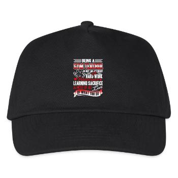 Gym Teacher Being A Gym Teacher - Kids’ Baseball Cap - black - Front