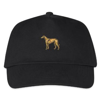 Greyhound Geometric - Kids’ Baseball Cap - black - Front