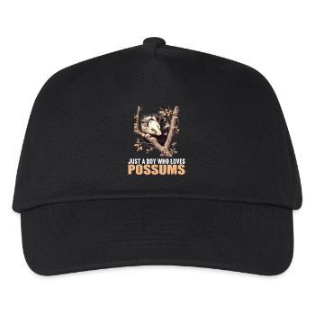 Opossum Opossums - Kinder Basecap - Schwarz - Vorne