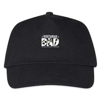 Papa végétarien L’idole Le mythe Le nutritionniste - Casquette de baseball Enfant - noir - Devant