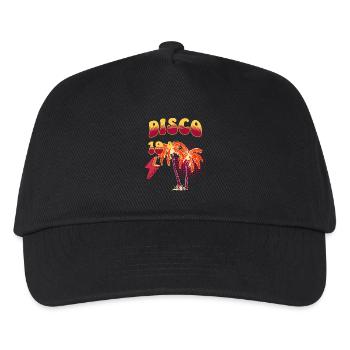 Disco T Shirt - Kids’ Baseball Cap - black - Front