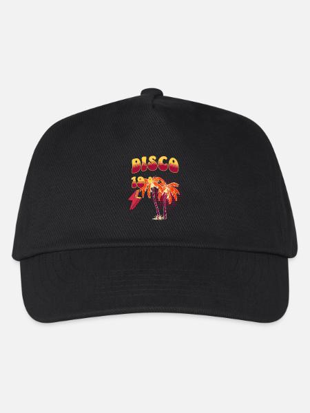 Disco T Shirt - Kinder Basecap - Schwarz