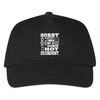 Chemist Taken By A Smokin Hot Chemist - Kids’ Baseball Cap - black - Front