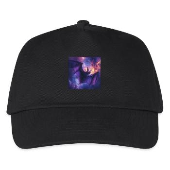 Schläger - Kinder Basecap - Schwarz - Vorne