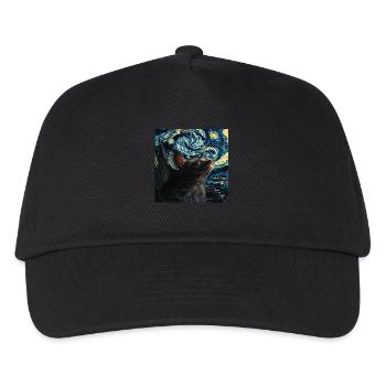Schläger - Kinder Basecap - Schwarz - Vorne
