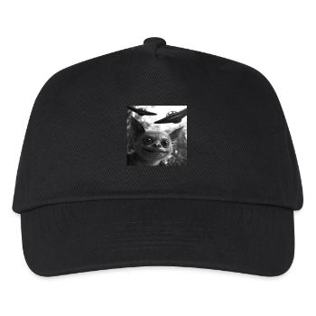Schläger - Kinder Basecap - Schwarz - Vorne