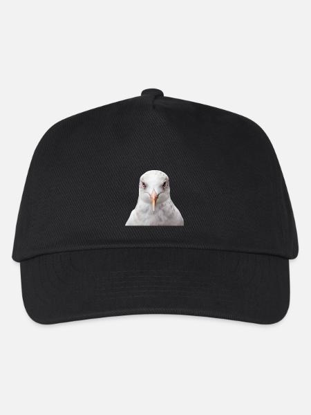 Möwe - Kinder Basecap - Schwarz