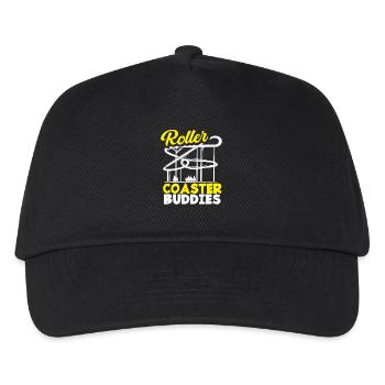 Roller Coaster Friends Adventure - Kids’ Baseball Cap - black - Front