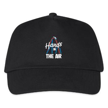 Hands In The Air Roller Coaster Adventure - Kids’ Baseball Cap - black - Front