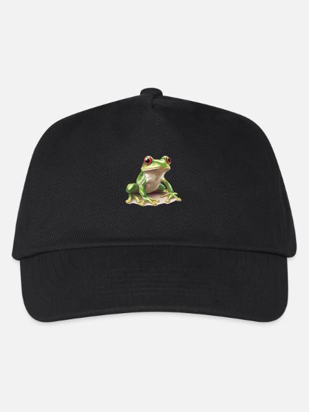 Grenouilles Grenouilles - Casquette de baseball Enfant - noir