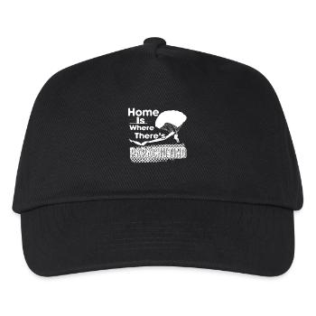 Home is where there's Parachuting - Kids’ Baseball Cap - black - Front
