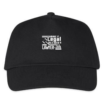 Lawyer Make It Legal Do It With A Lawyer - Kids’ Baseball Cap - black - Front